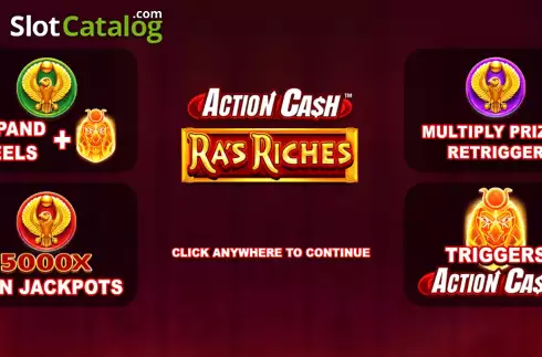 Скрин2. Action Cash Ra's Riches слот