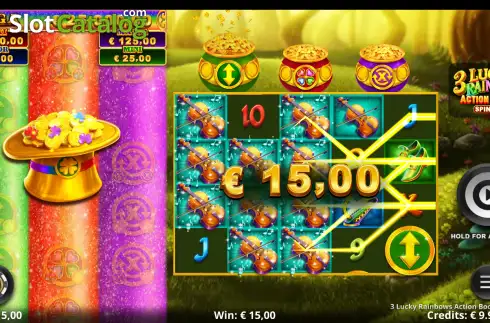 Скрин3. 3 Lucky Rainbows Action Boost SpinUP слот