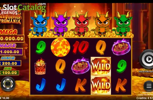 Скрин2. Amazing Legends Lucky Devils Pyromania слот