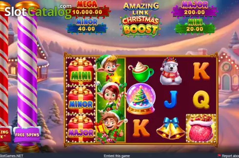 Скрин2. Amazing Link Christmas Boost слот