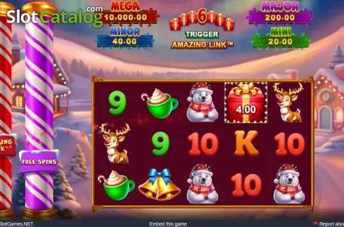 Скрин3. Amazing Link Christmas Boost слот