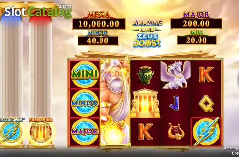 Скрин2. Amazing Link Zeus Boost слот