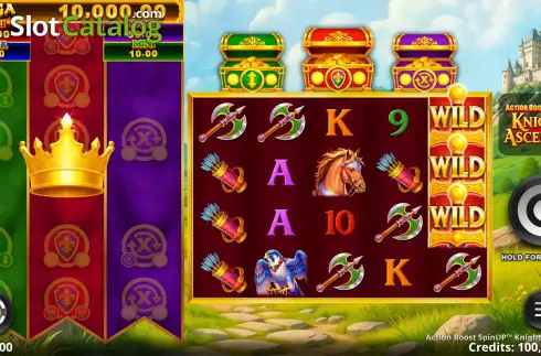 Скрин2. Action Boost SpinUP Knight's Ascension слот