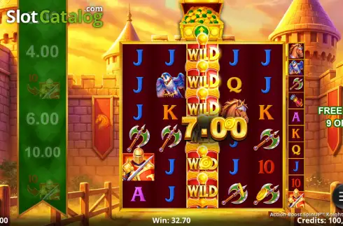 Скрин3. Action Boost SpinUP Knight's Ascension слот