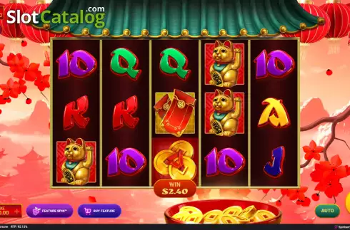 Скрин2. Golden Lucky Fortune слот
