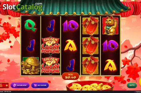 Скрин3. Golden Lucky Fortune слот