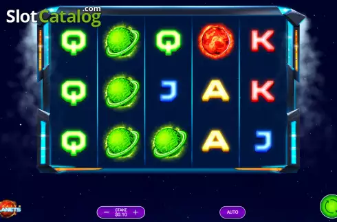 Скрин2. Blazing Planets слот
