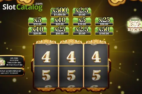 Скрин2. 10x Minimum Big Bucks слот