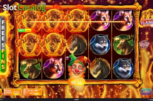 Скрин3. Super Hot Flaming Buffalos слот