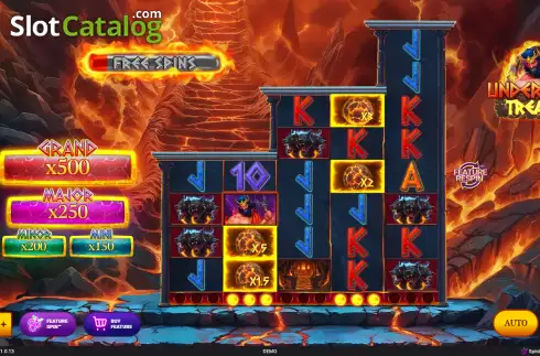 Скрин2. Underworld Treasure слот