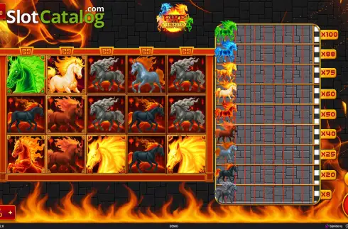 Скрин2. Fire Derby слот