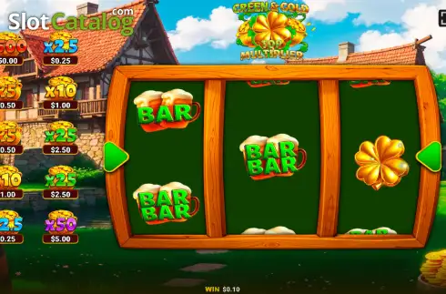 Скрин3. Green & Gold Top Multiplier слот