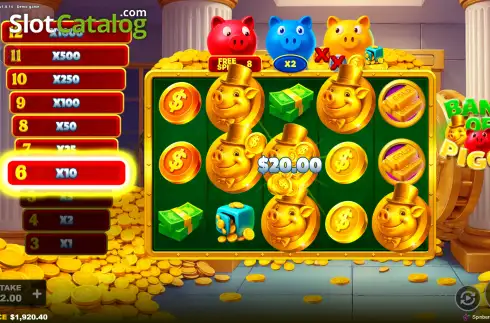 Скрин3. Bank of Piggy слот
