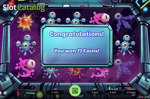 Скрин6. Space Oddity слот