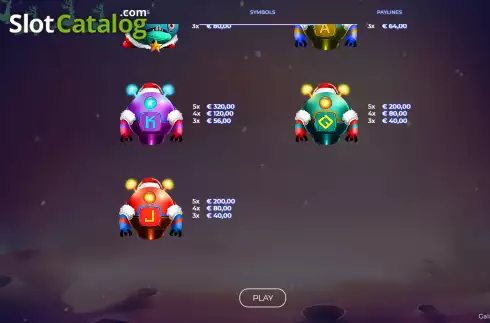 Скрин7. Galacnica Xmas слот