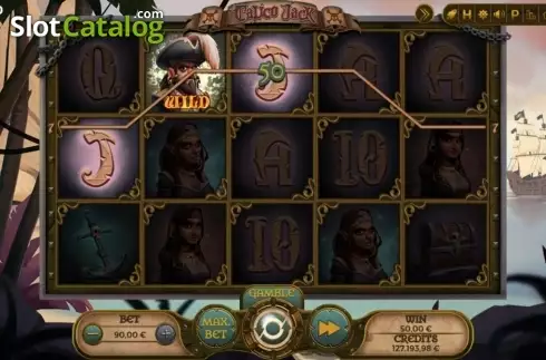 Скрин3. Calico Jack слот