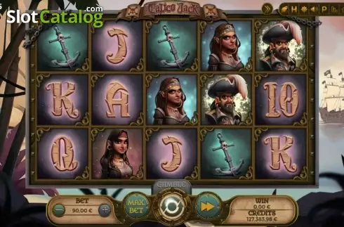 Скрин2. Calico Jack слот