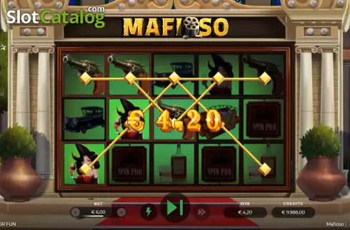 Скрин3. Mafioso Deluxe слот