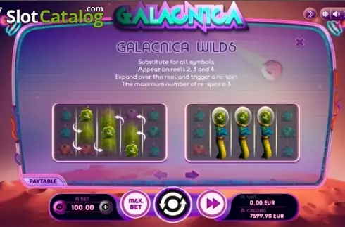 Скрин5. Galacnica слот