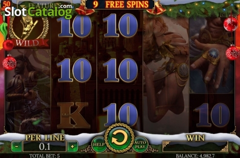 Скрин5. Demi Gods II Christmas Edition слот