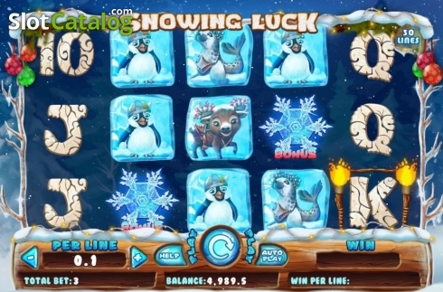 Скрин2. Snowing Luck Christmas Edition слот