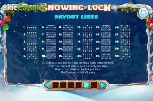 Скрин8. Snowing Luck Christmas Edition слот