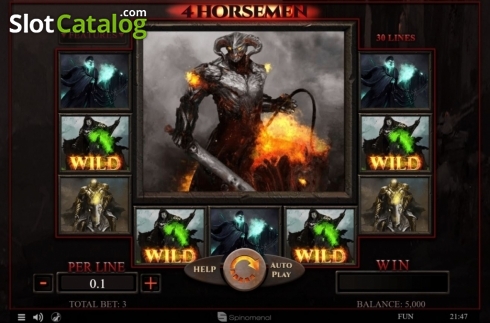 Скрин2. 4 Horsemen слот