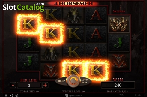 Скрин5. 4 Horsemen слот