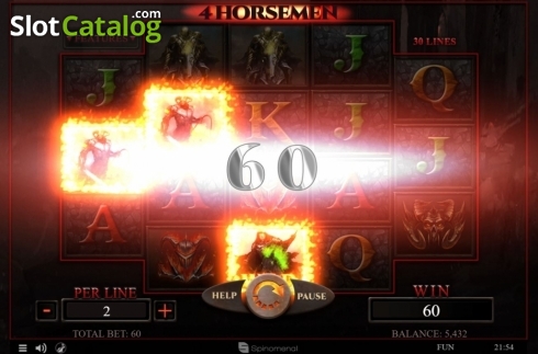 Скрин6. 4 Horsemen слот