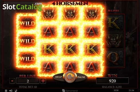 Скрин7. 4 Horsemen слот