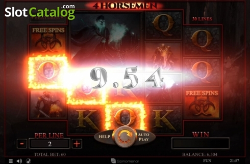 Скрин9. 4 Horsemen слот