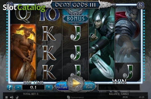 Скрин2. Demi Gods III слот