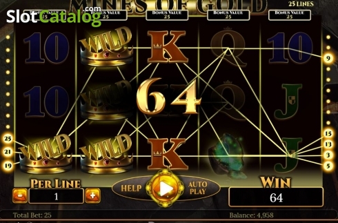 Скрин4. Mines of Gold (Spinomenal) слот