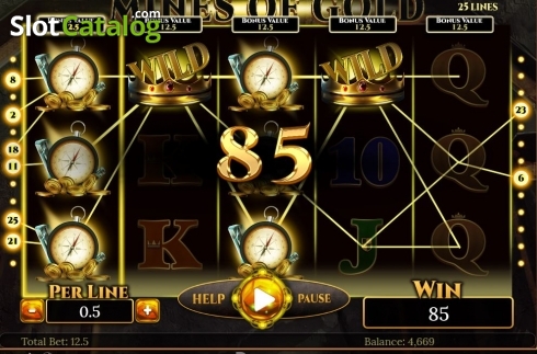 Скрин5. Mines of Gold (Spinomenal) слот
