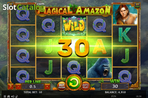 Скрин3. Magical Amazon слот