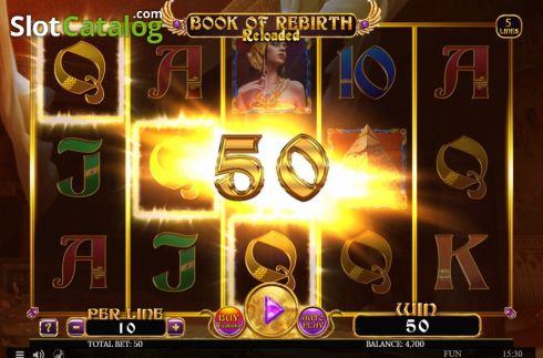 Скрин4. Book Of Rebirth Reloaded слот