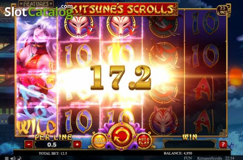 Скрин4. Kitsune's Scrolls слот