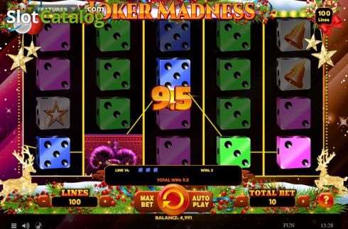Скрин6. Joker Madness Christmas Edition слот