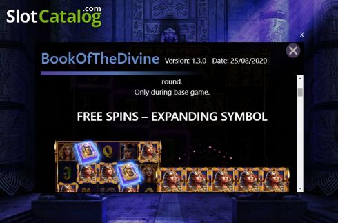 Скрин7. Book Of The Divine (Spinomenal) слот