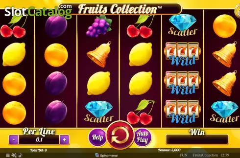 Скрин2. Fruits Collection 30 Lines слот