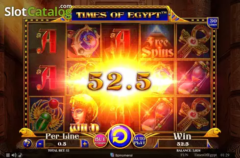 Скрин4. Times Of Egypt слот