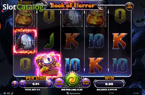 Скрин3. Book Of Horror слот
