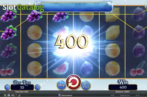 Скрин3. Fruits On Ice Collection 40 Lines слот