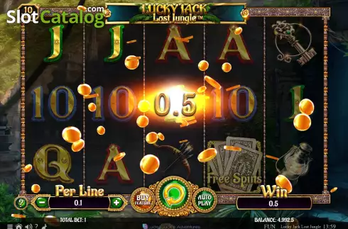 Скрин3. Lucky Jack Lost Jungle слот