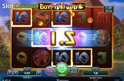 Скрин3. Egyptian Ways слот