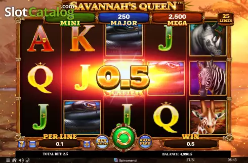 Скрин3. Savannah's Queen слот