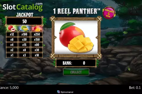 Скрин3. 1 Reel Panther слот