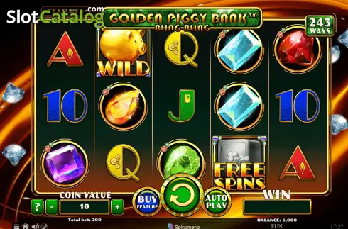 Скрин2. Golden Piggy Bank Bling Bling слот