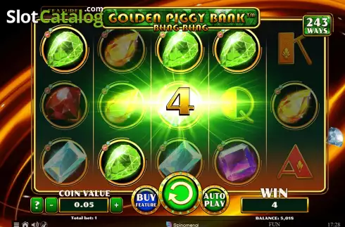 Скрин3. Golden Piggy Bank Bling Bling слот