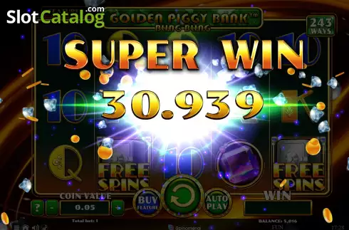 Скрин5. Golden Piggy Bank Bling Bling слот
